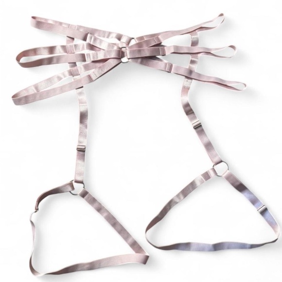 Pink Strappy Rave Set - Picture 3 of 4